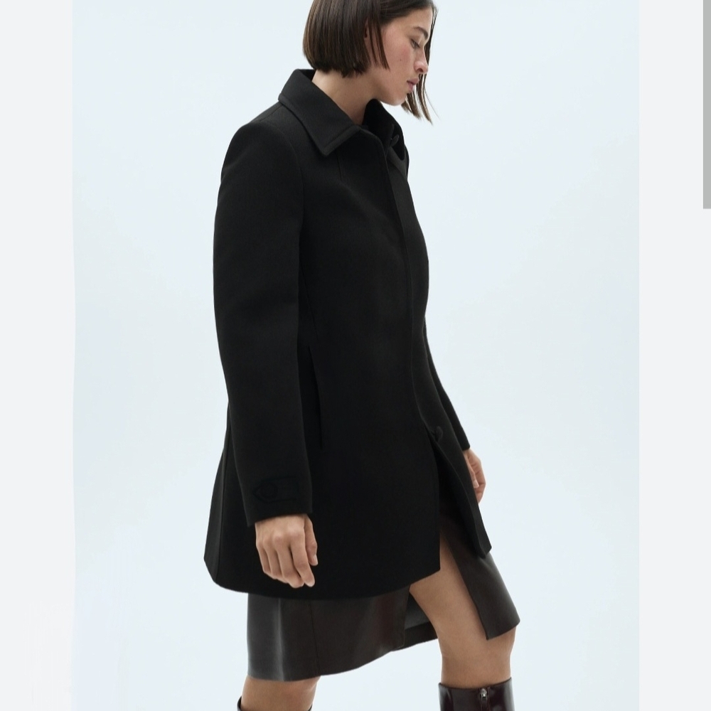 Calvin Klein Collection Black Trench Coat